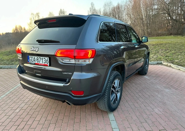 Jeep Grand Cherokee cena 119549 przebieg: 163600, rok produkcji 2019 z Dąbrowa Tarnowska małe 301